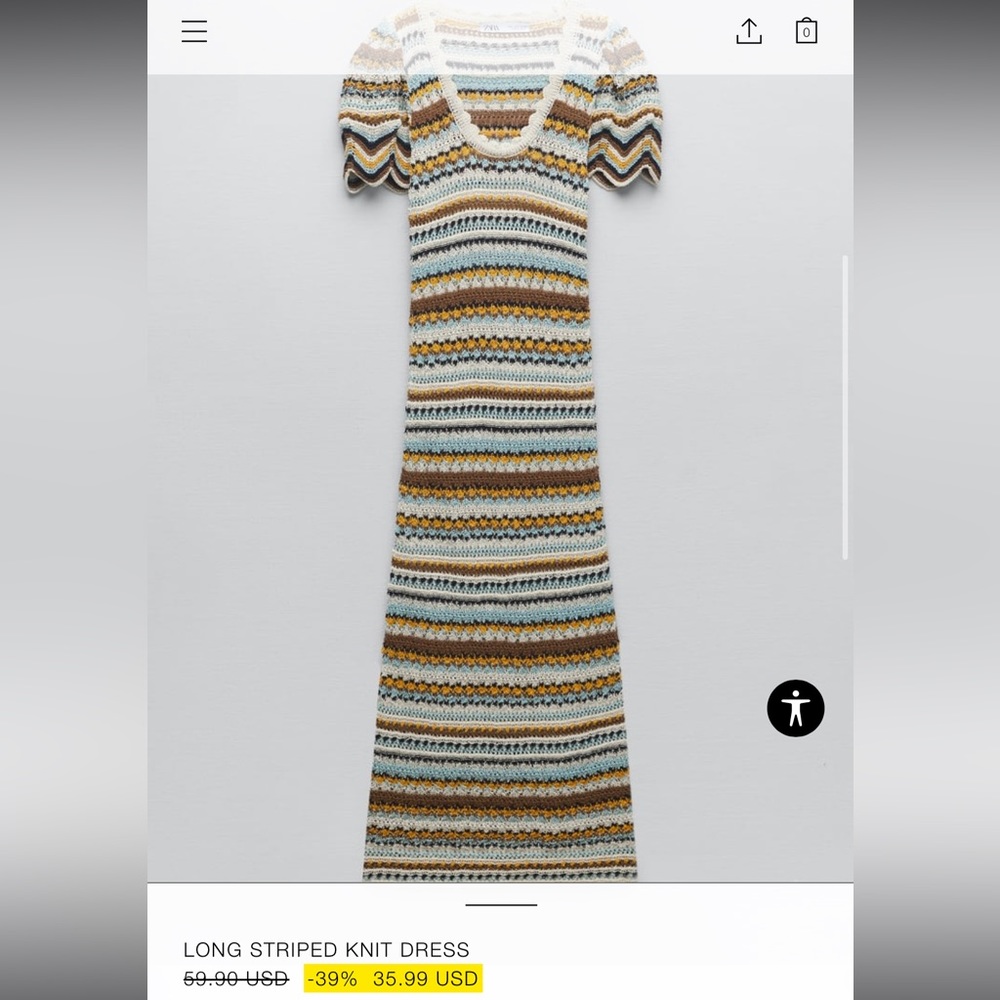 ISO ZARA KNIT DRESS